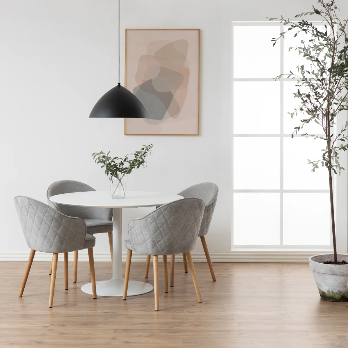 Furniture To Go Ibiza Round Dining Table - White – image 2