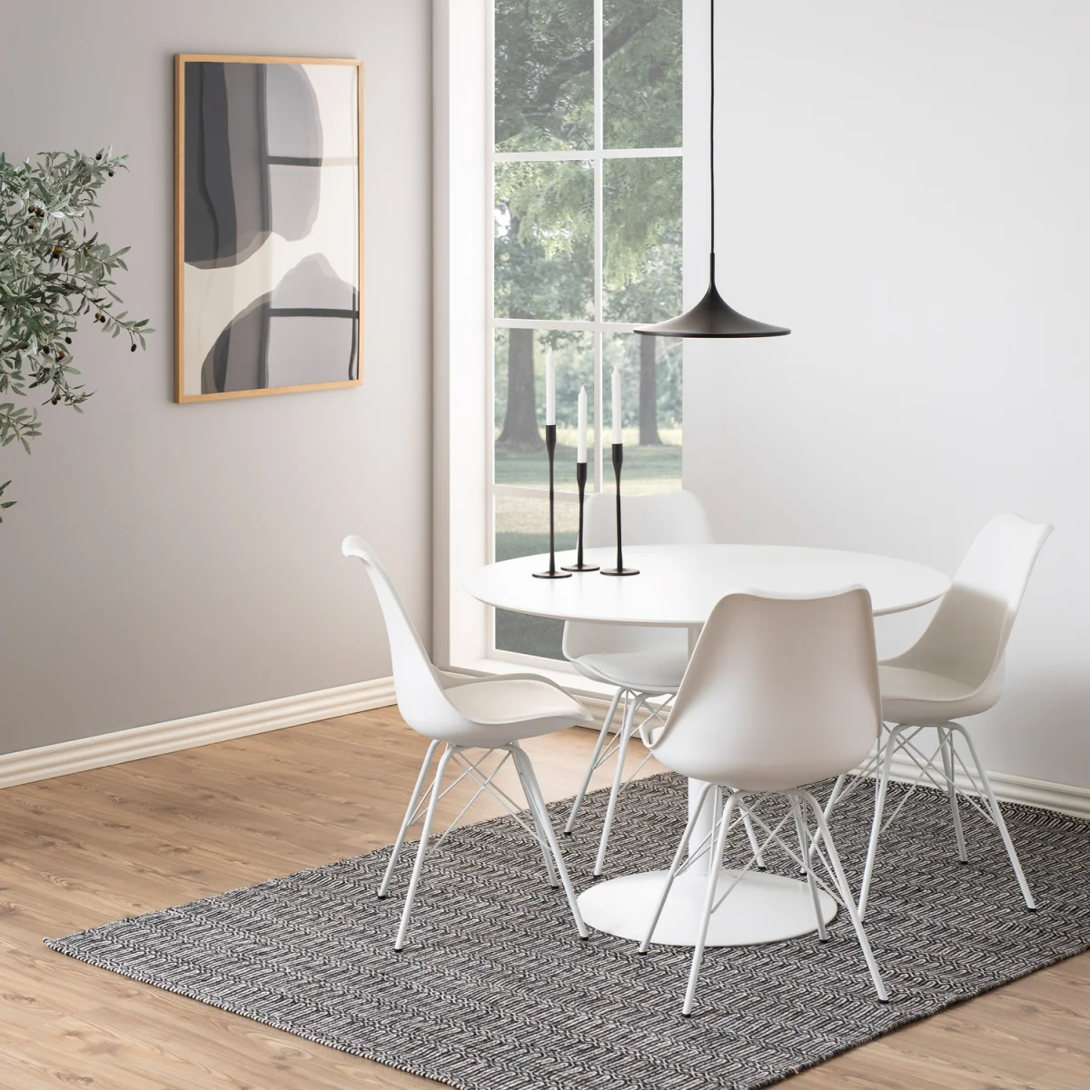 Furniture To Go Ibiza Round Dining Table - White – image 3