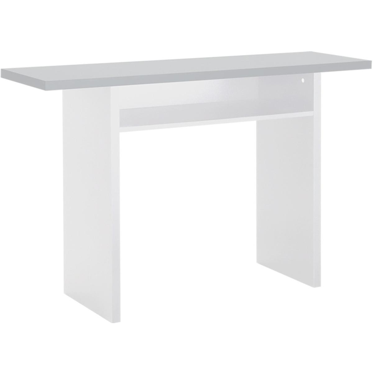 High Glossy Dining Table Laptop Tray Worktop Home Living Room - Grey / 120cm – image 2
