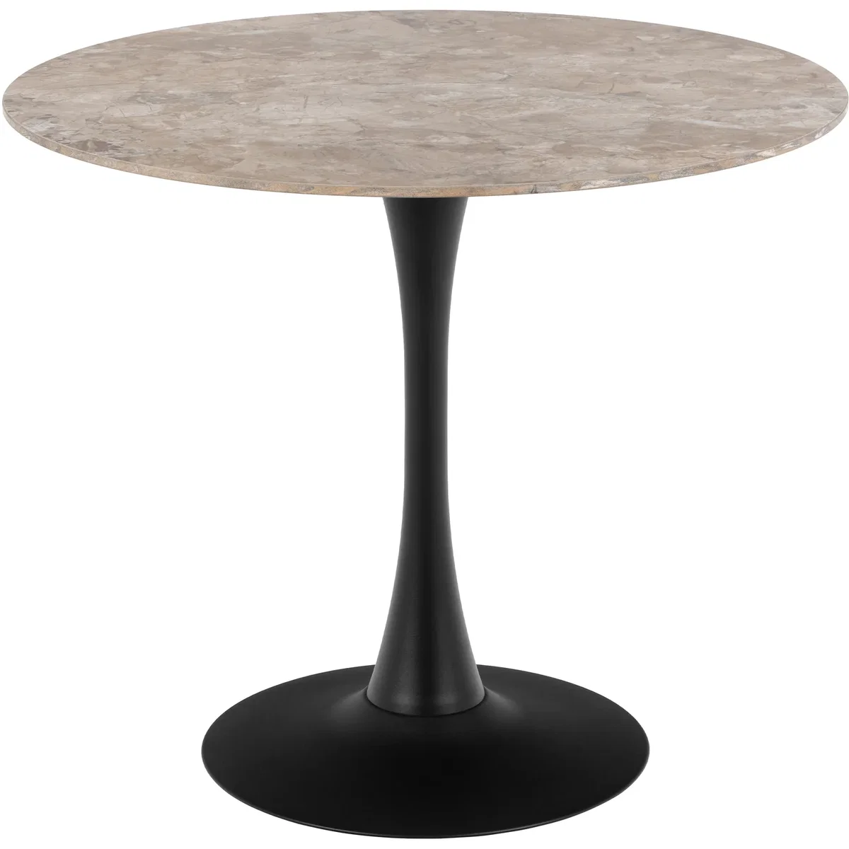 Malta Round Dining Table 90X75Cm - Brown – image 2