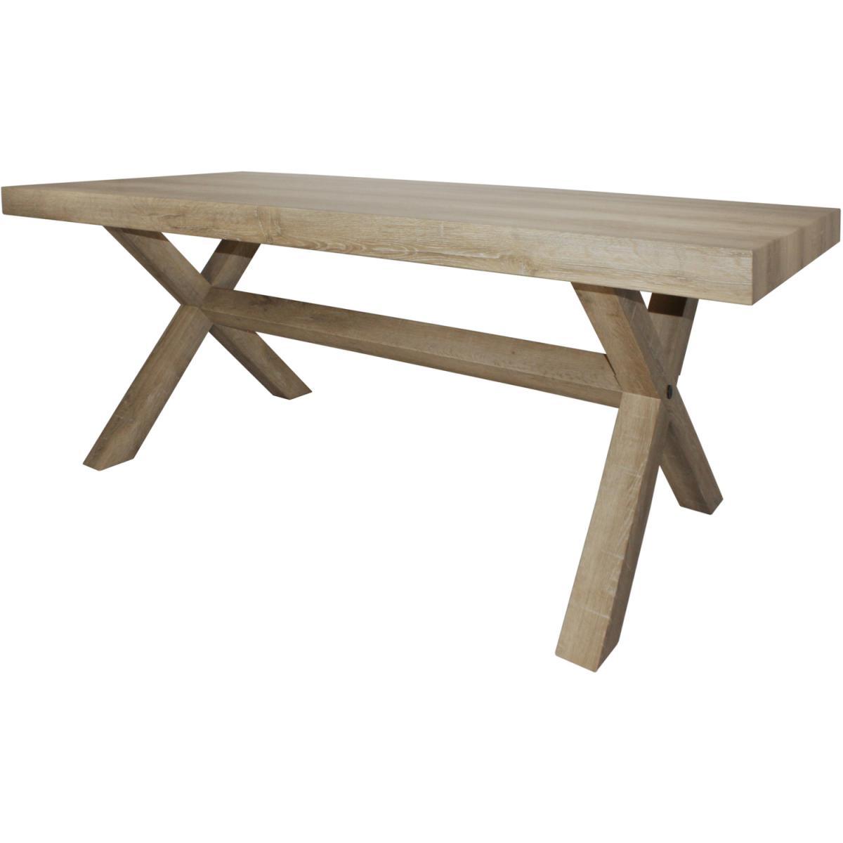 Hatton Dining Table - Light Brown – image 2