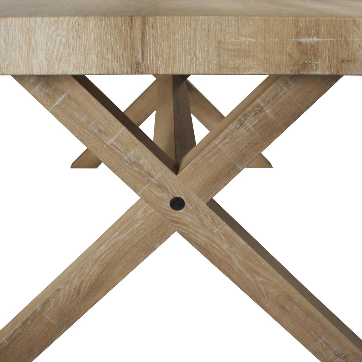 Hatton Dining Table - Light Brown – image 3