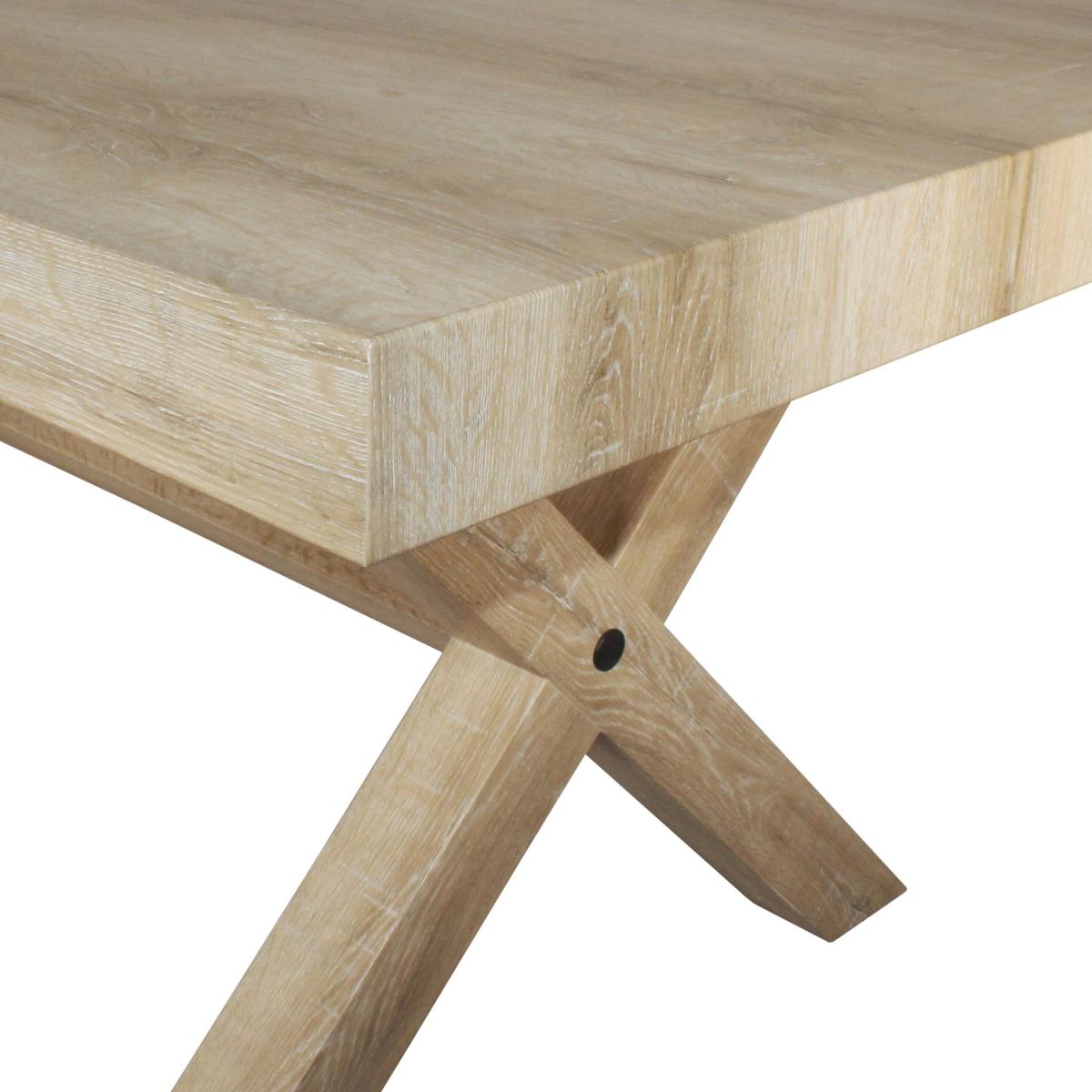 Hatton Dining Table - Light Brown – image 4