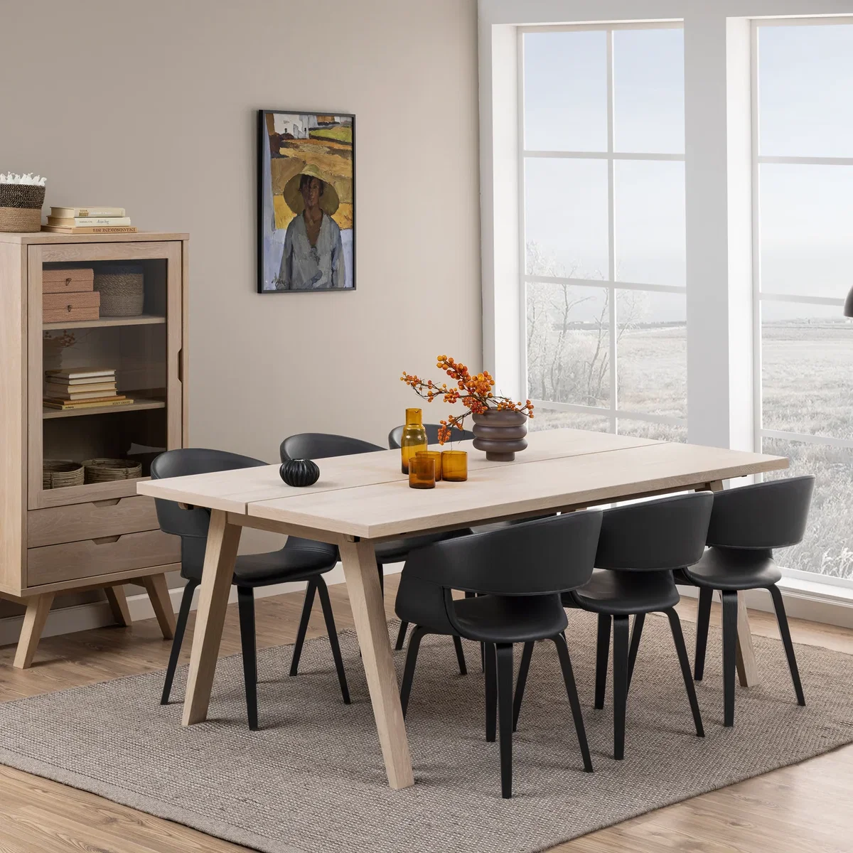 A-Line Extendable Dining Table - White Oak – image 5