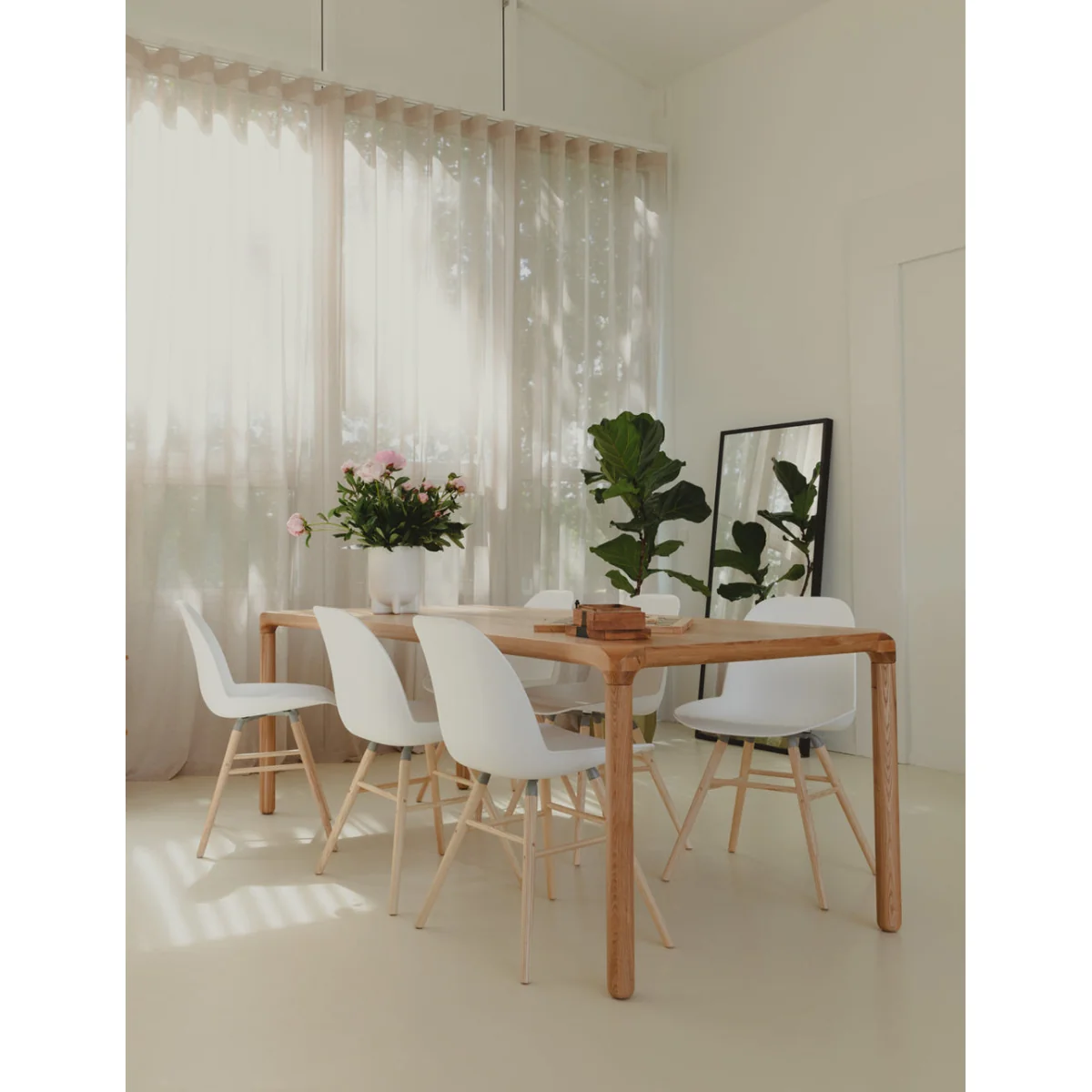 Large Toffee Dining Table Natural – image 3