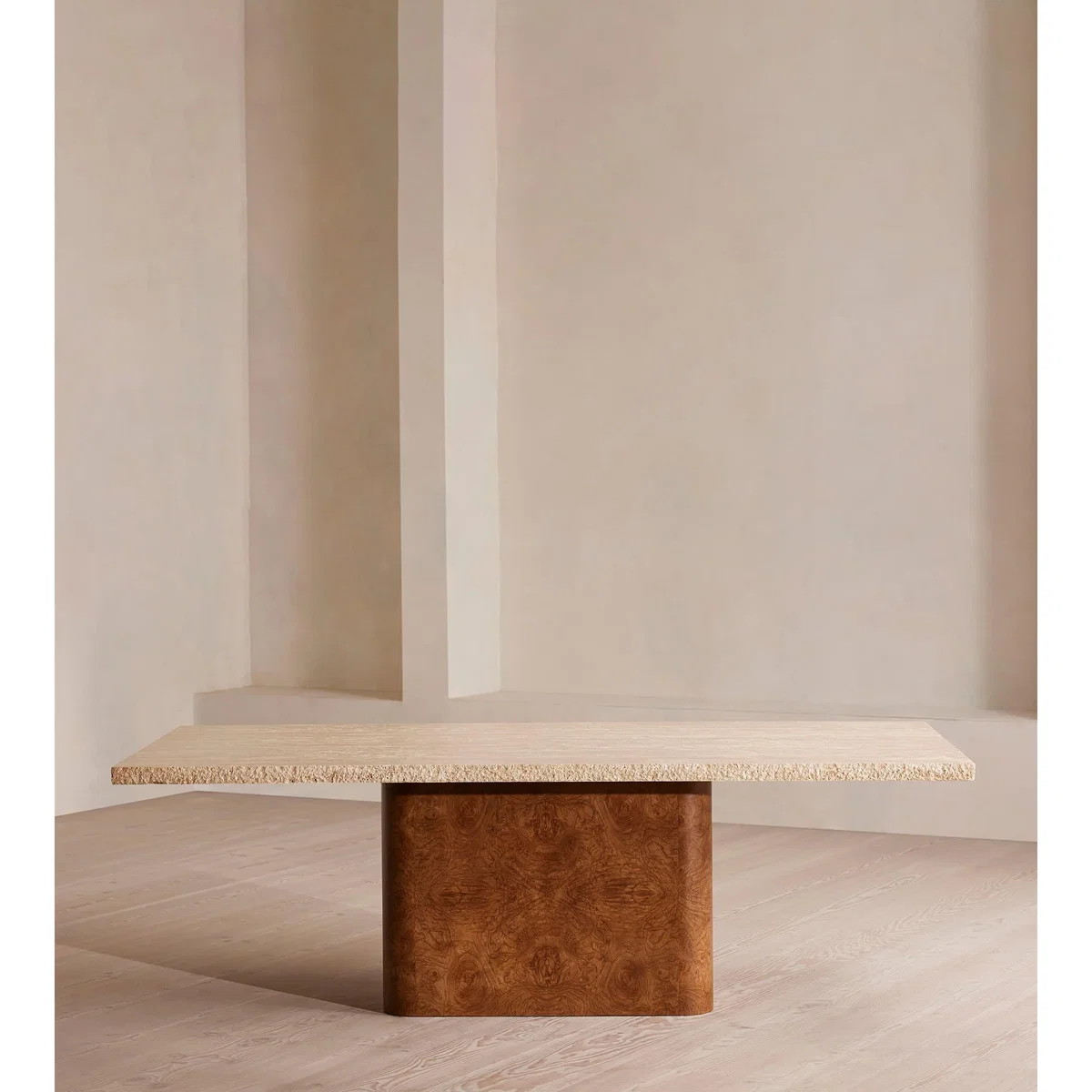 Ramsey Dining Table, Travertine – image 2