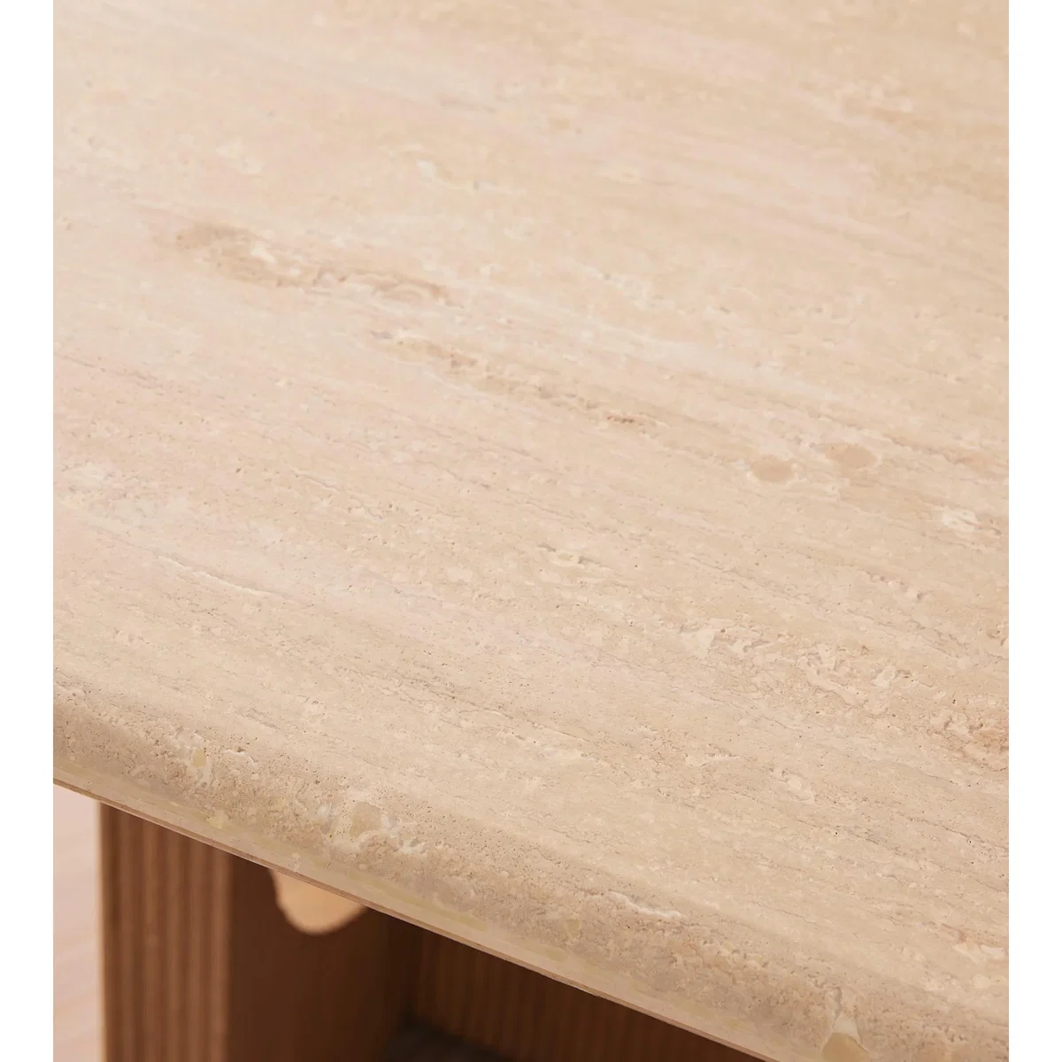 Elliot Dining Table, Travertine – image 9