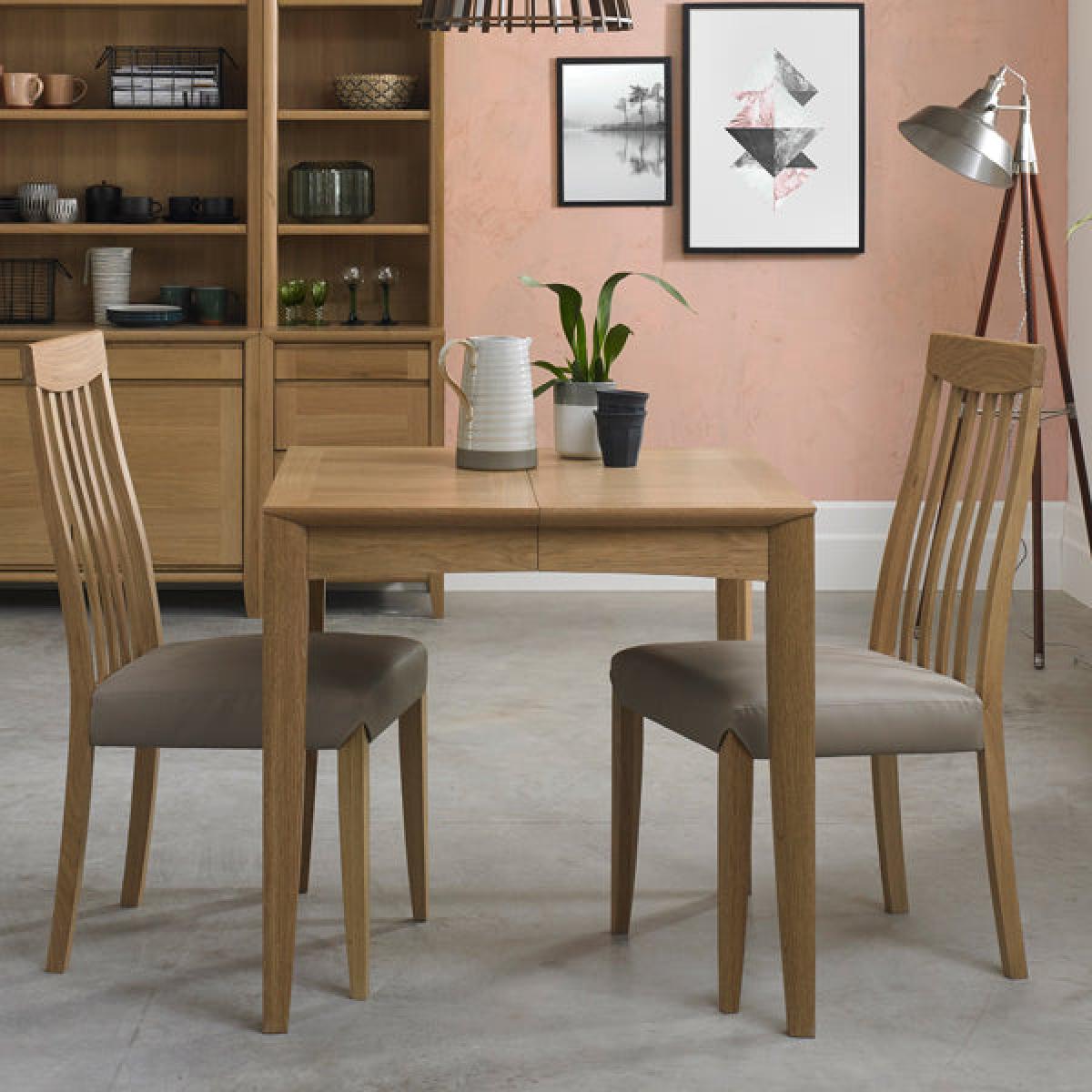 Bentley Bergen 2-4 Oak Rectangular Dining Table – image 3