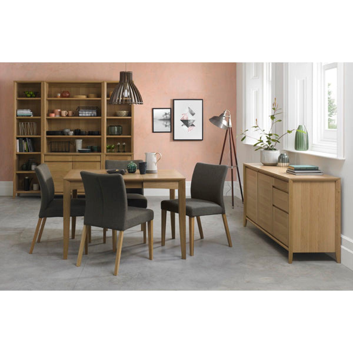 Bentley Bergen 2-4 Oak Rectangular Dining Table – image 6