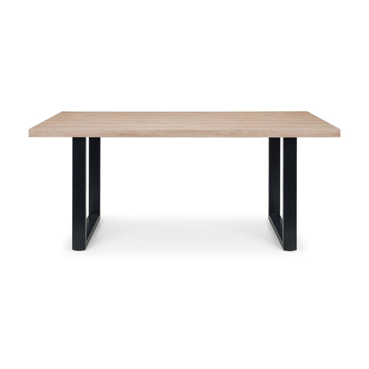 Julain Bowen Berwick 6 Seater Dining Table in Oak & Black – image 2