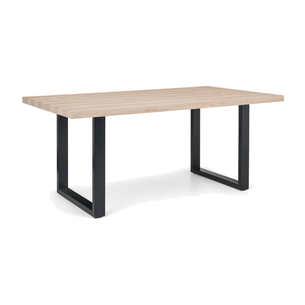 Julain Bowen Berwick 6 Seater Dining Table in Oak & Black – image 1