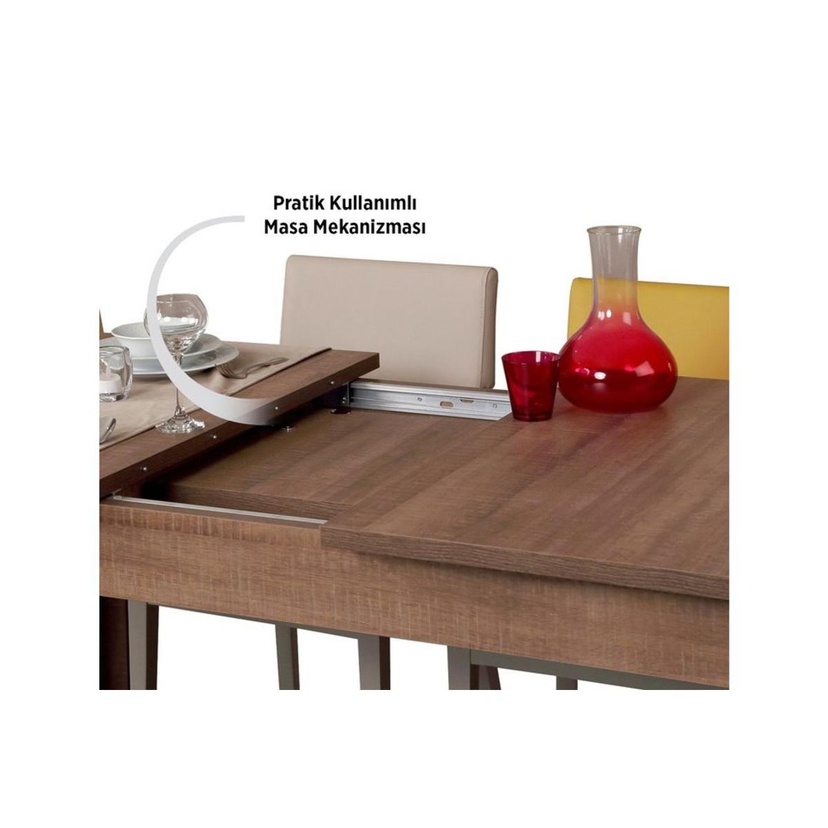 Huqqa 4-6 Seat Extendable Dining Table – image 5