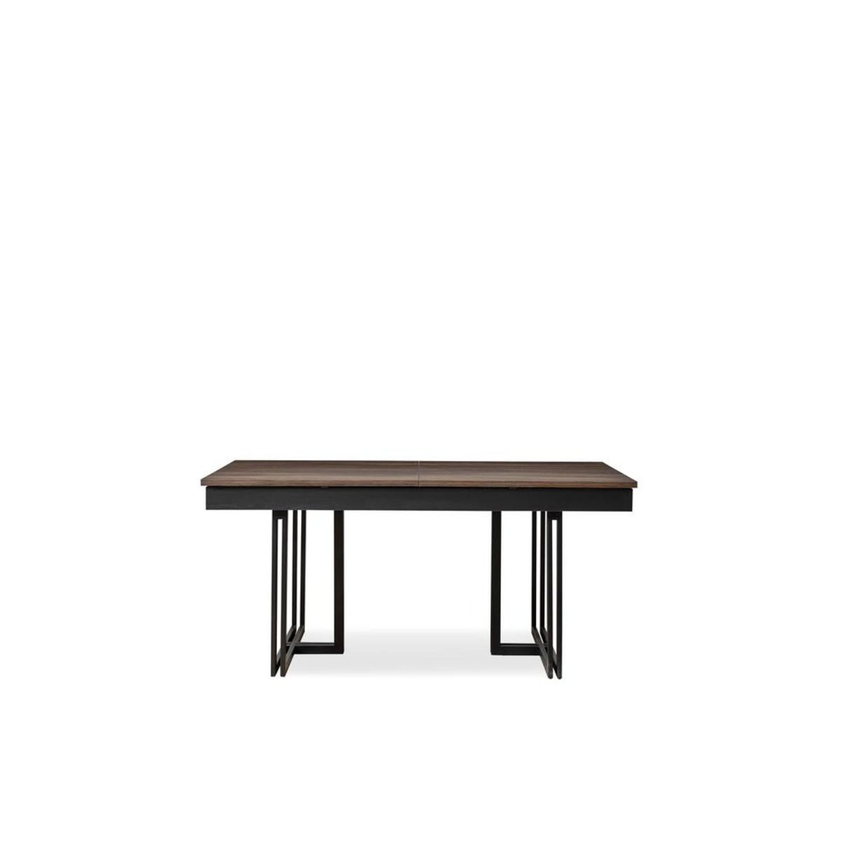 Line Extendable Dining Table, Dark Wood – image 2
