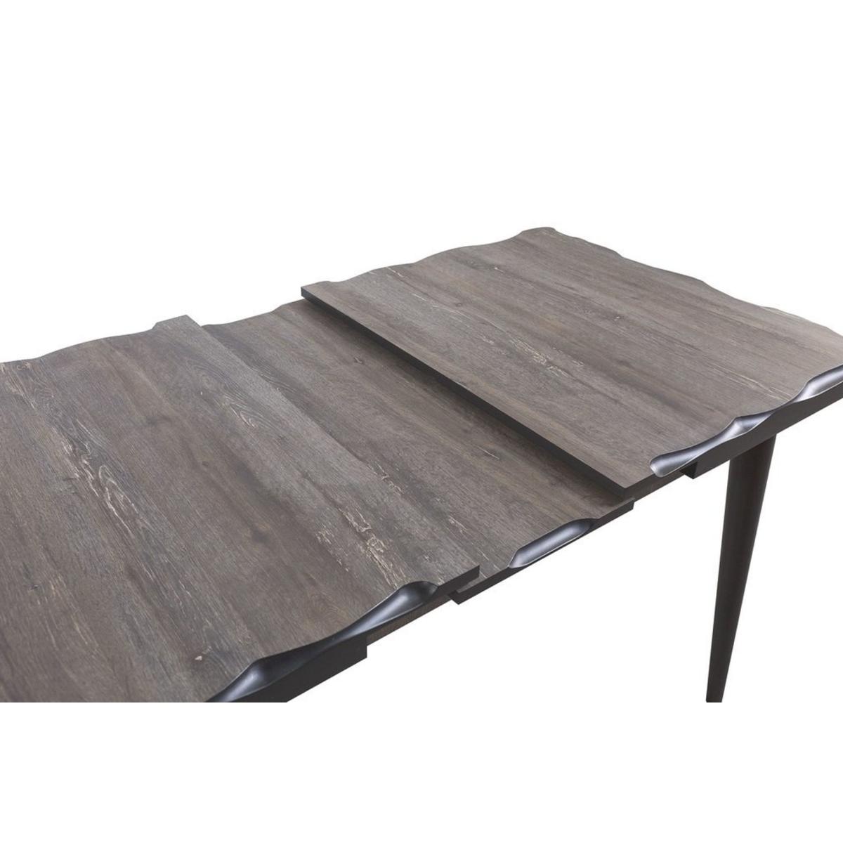 Cinque Extendable 6-8 Seat Dining Table, Dark Wood – image 2