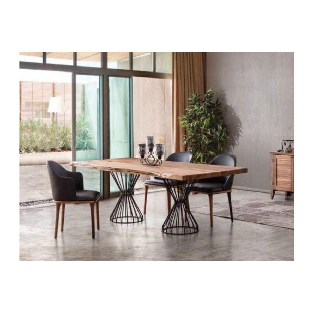 Sneem 6-8 Seat Fixed Dining Table, Walnut – image 2
