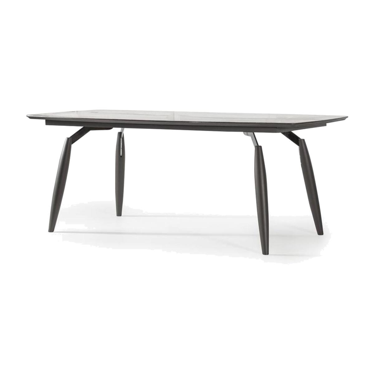 Berlin 6 Seat Fixed Dining Table, Grey – image 1