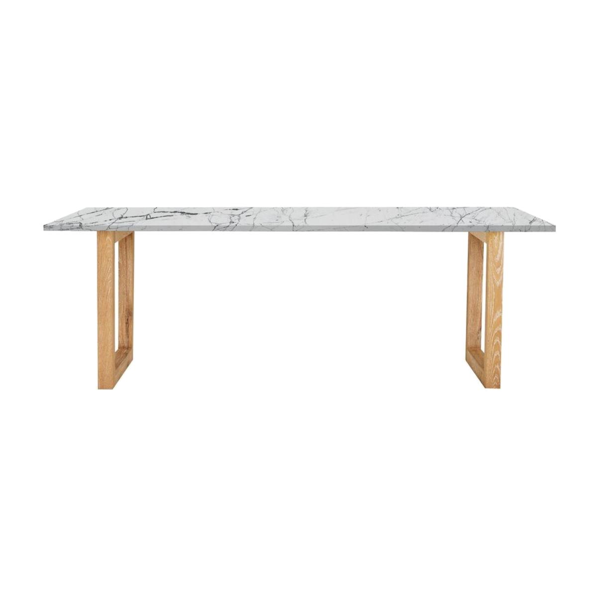 Lycia 6-8 Seat Marble Fixed Dining Table – image 1