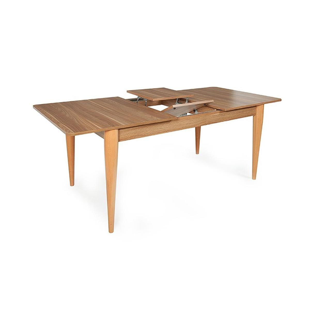 Loki Extendable Dining Table, 95 x 160 cm, Walnut – image 2