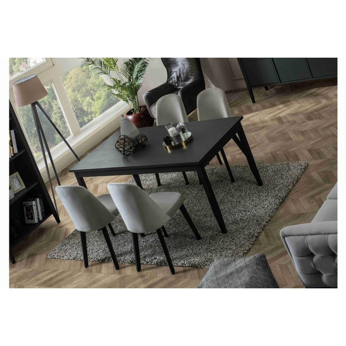 Urban Fixed Dining Table, 41 x 84 cm, Grey – image 1