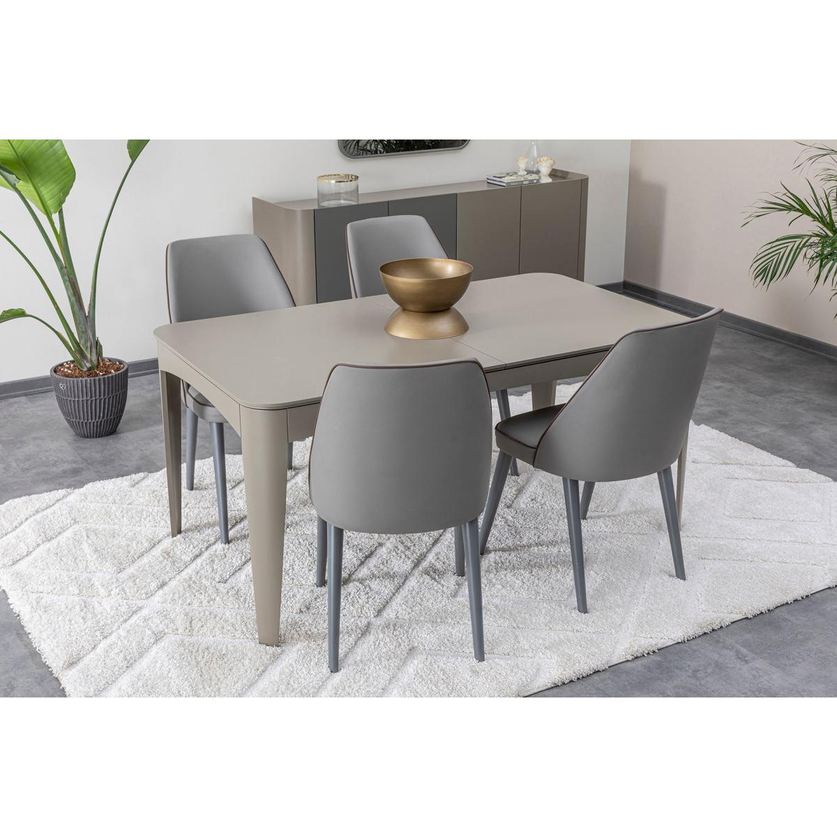 Rodin Extendable Dining Table, Grey – image 2