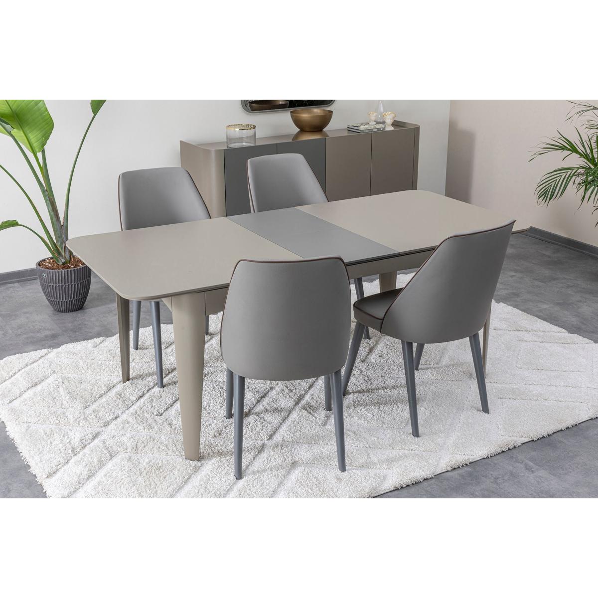 Rodin Extendable Dining Table, Grey – image 11