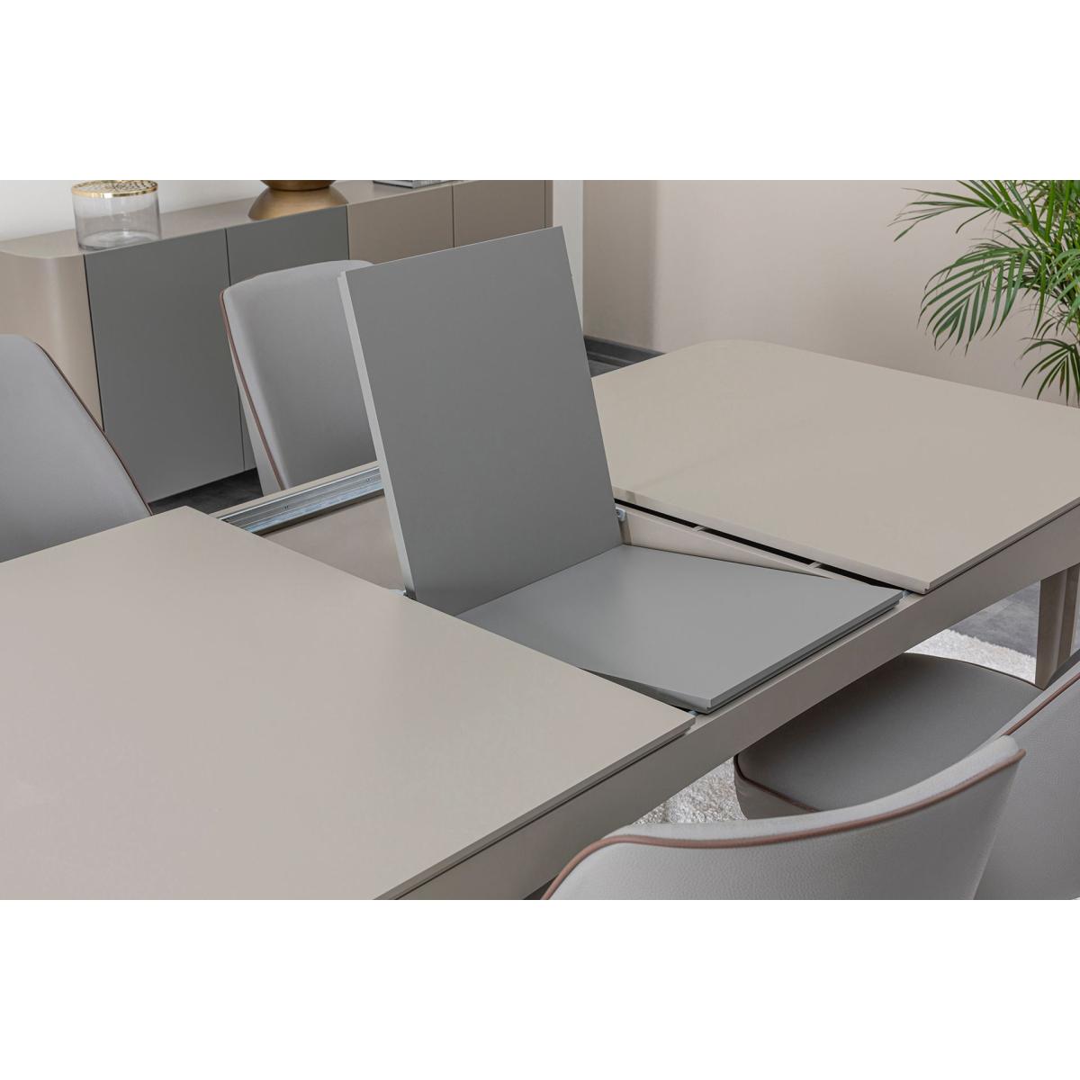 Rodin Extendable Dining Table, Grey – image 6