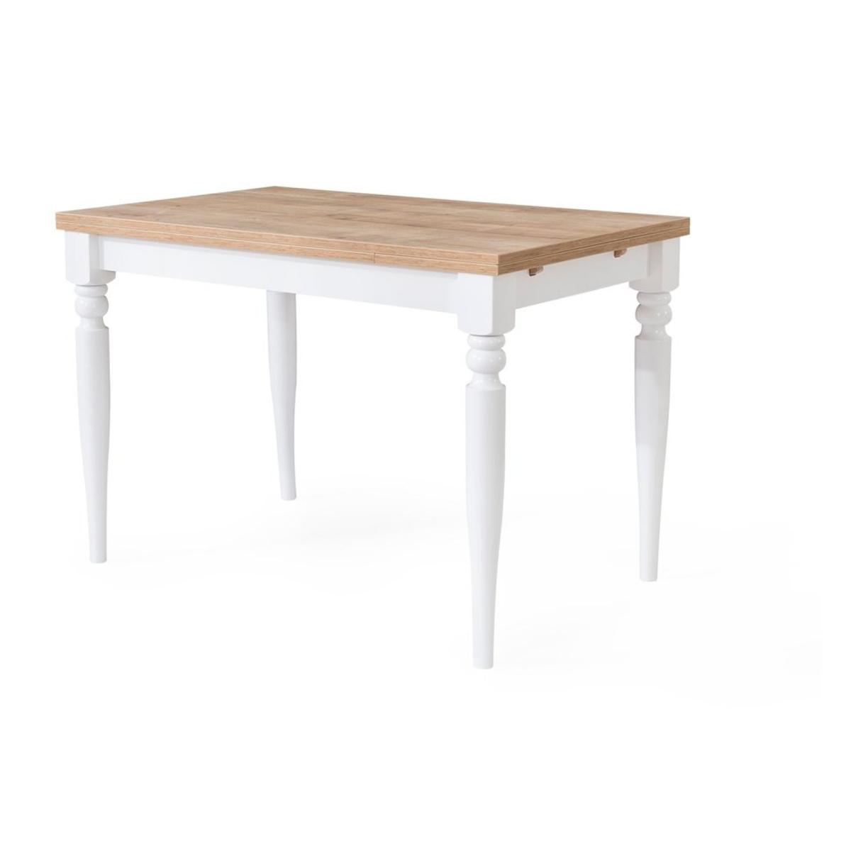 Sophia 4-6 Seat Extendable Dining Table, Oak – image 2