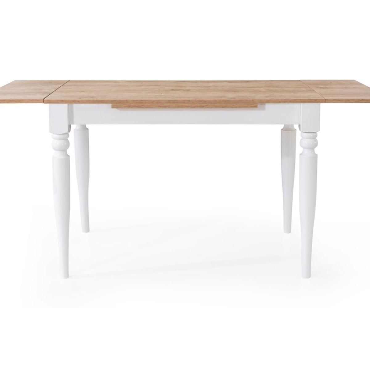 Sophia 4-6 Seat Extendable Dining Table, Oak – image 3