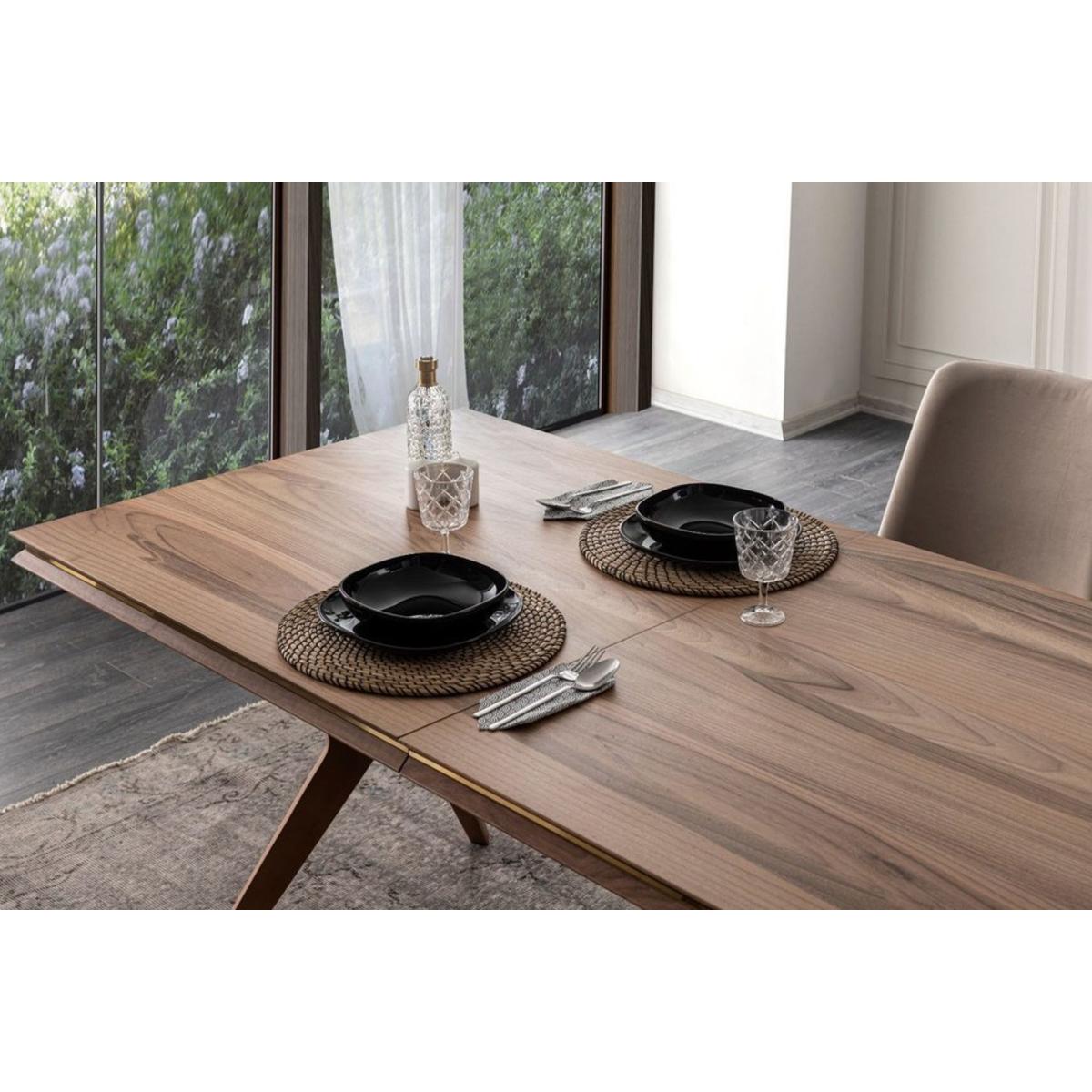 Pergamon Extendable Dining Table, Walnut – image 3