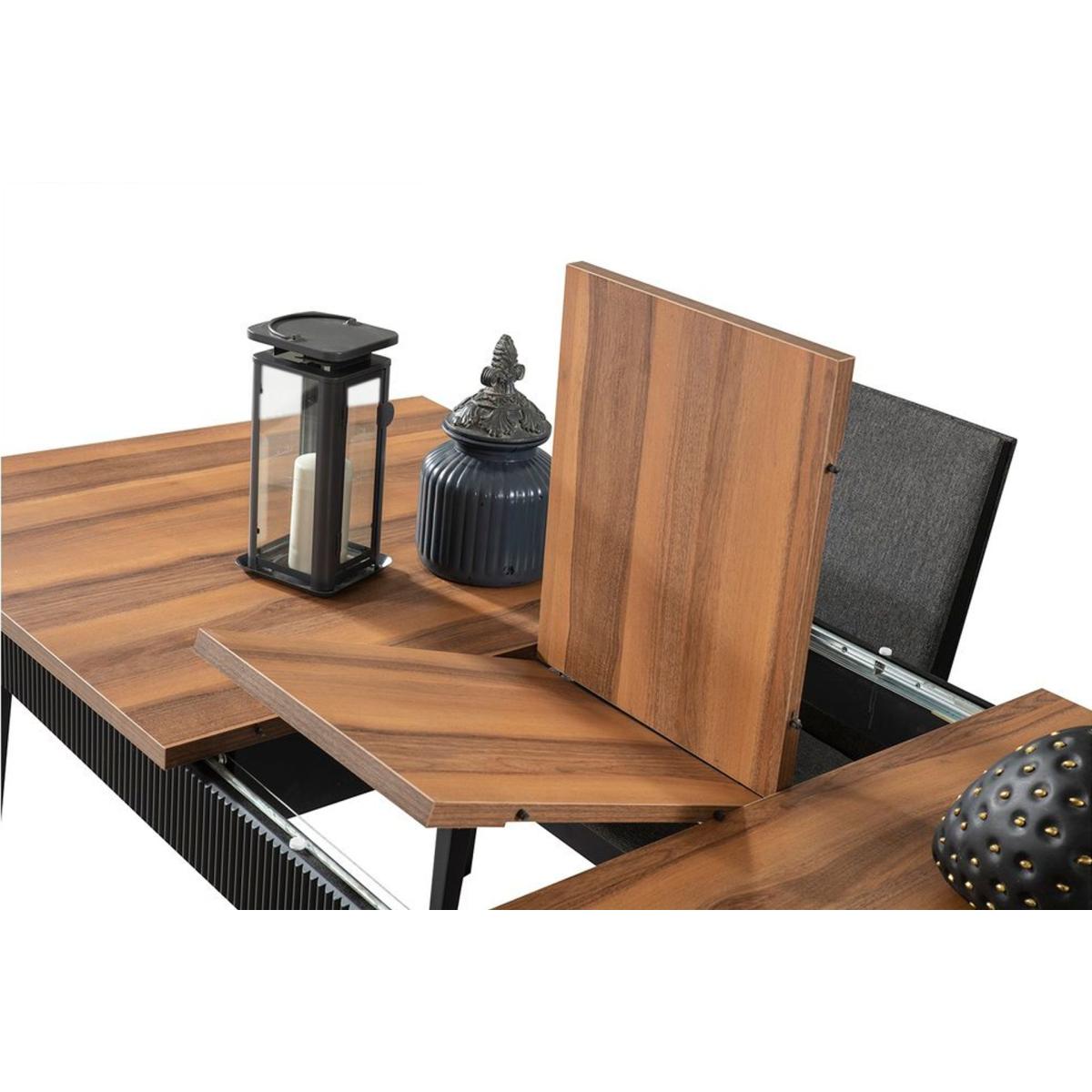 Mass Extendable Dining Table, Walnut – image 2