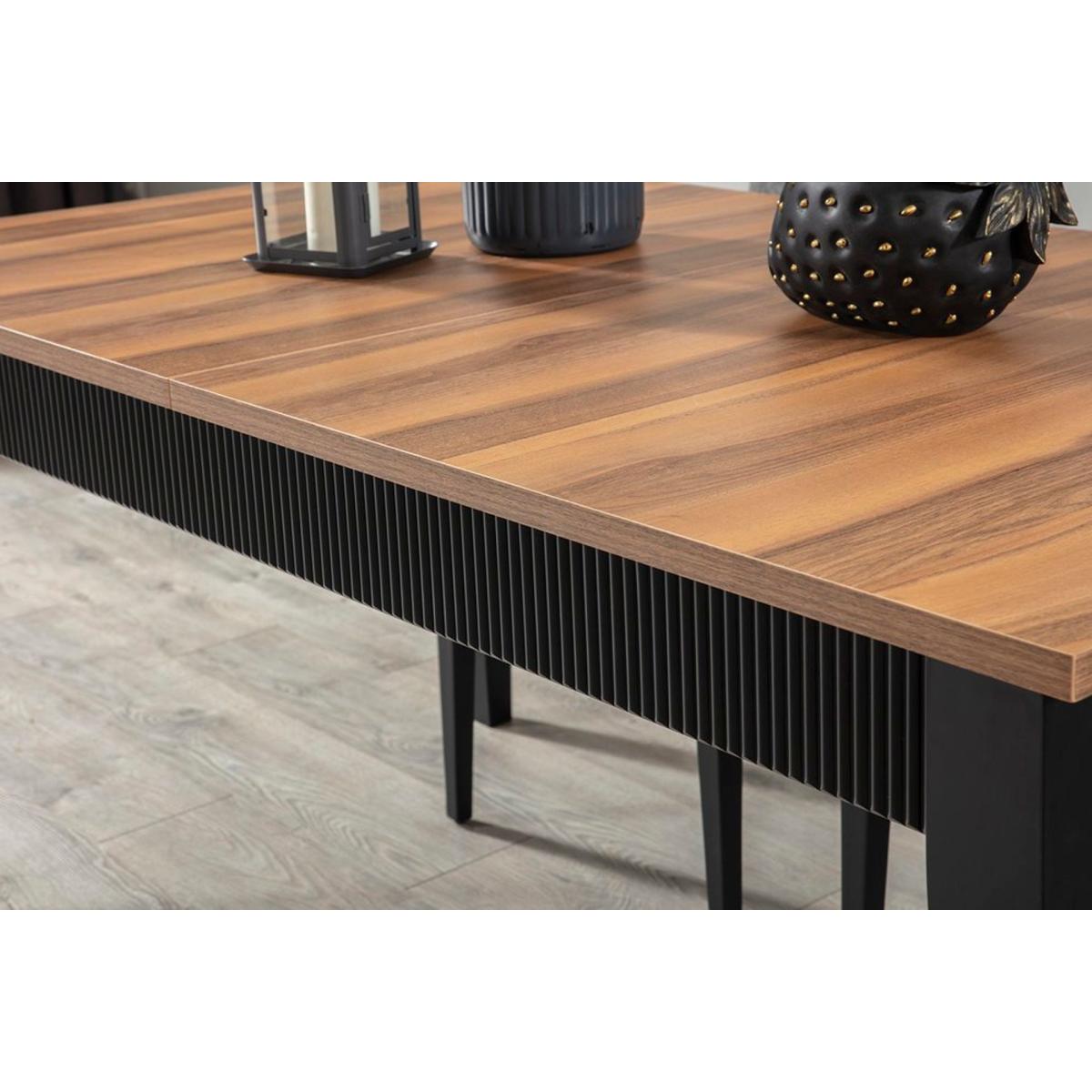 Mass Extendable Dining Table, Walnut – image 4