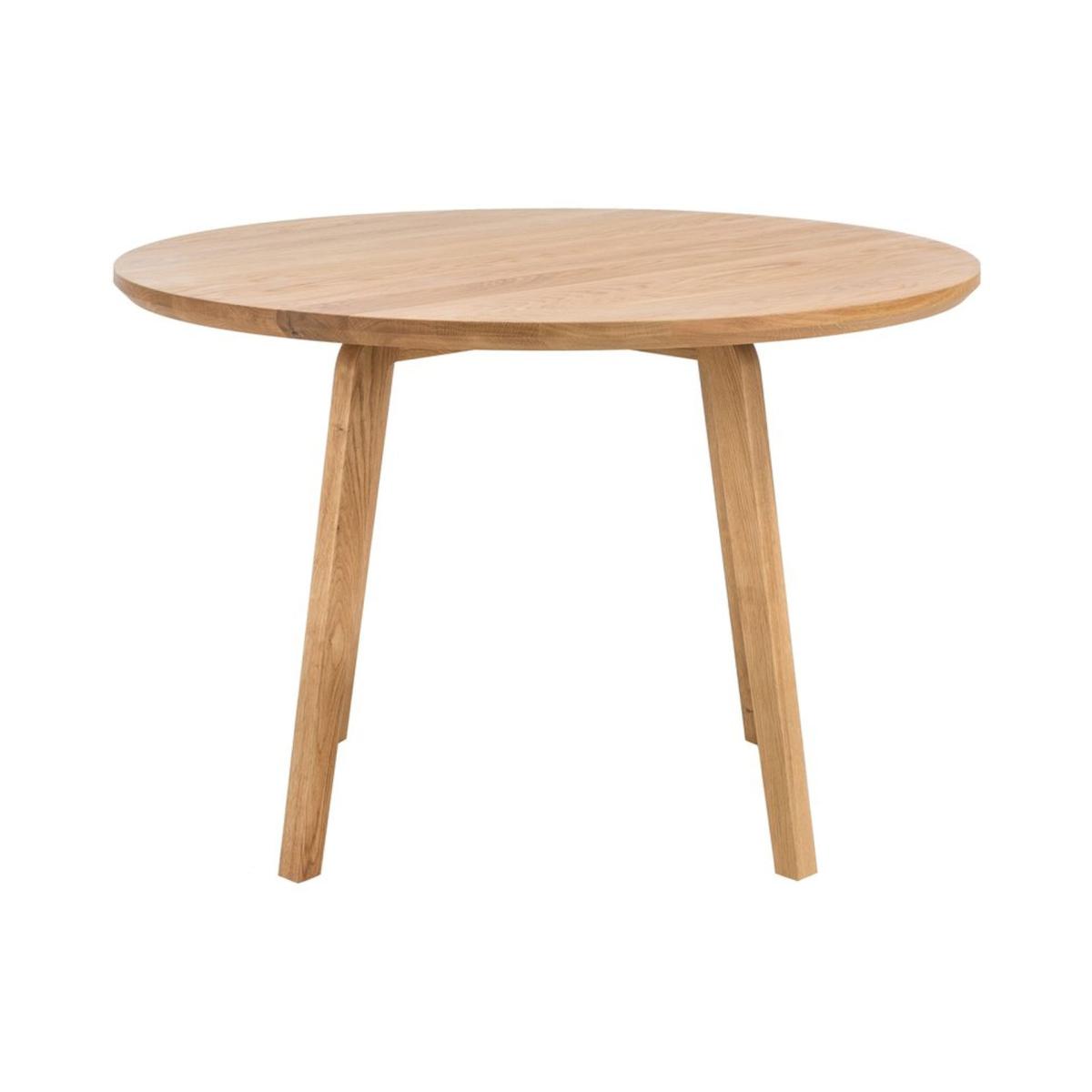 Rhythm Circle 2-4 Seat Solid Dining Table, Light Wood – image 2