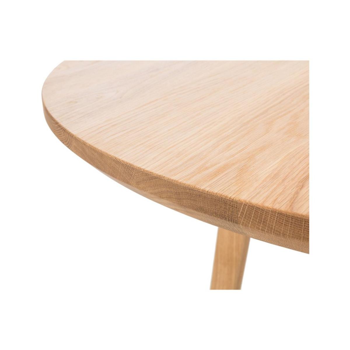 Rhythm Circle 2-4 Seat Solid Dining Table, Light Wood – image 4