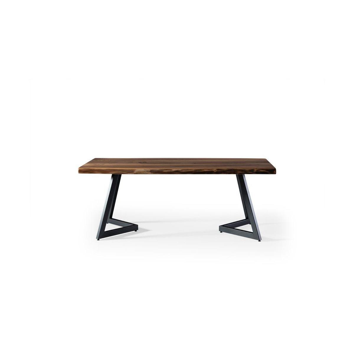 Space Fixed Dining Table, Walnut – image 2