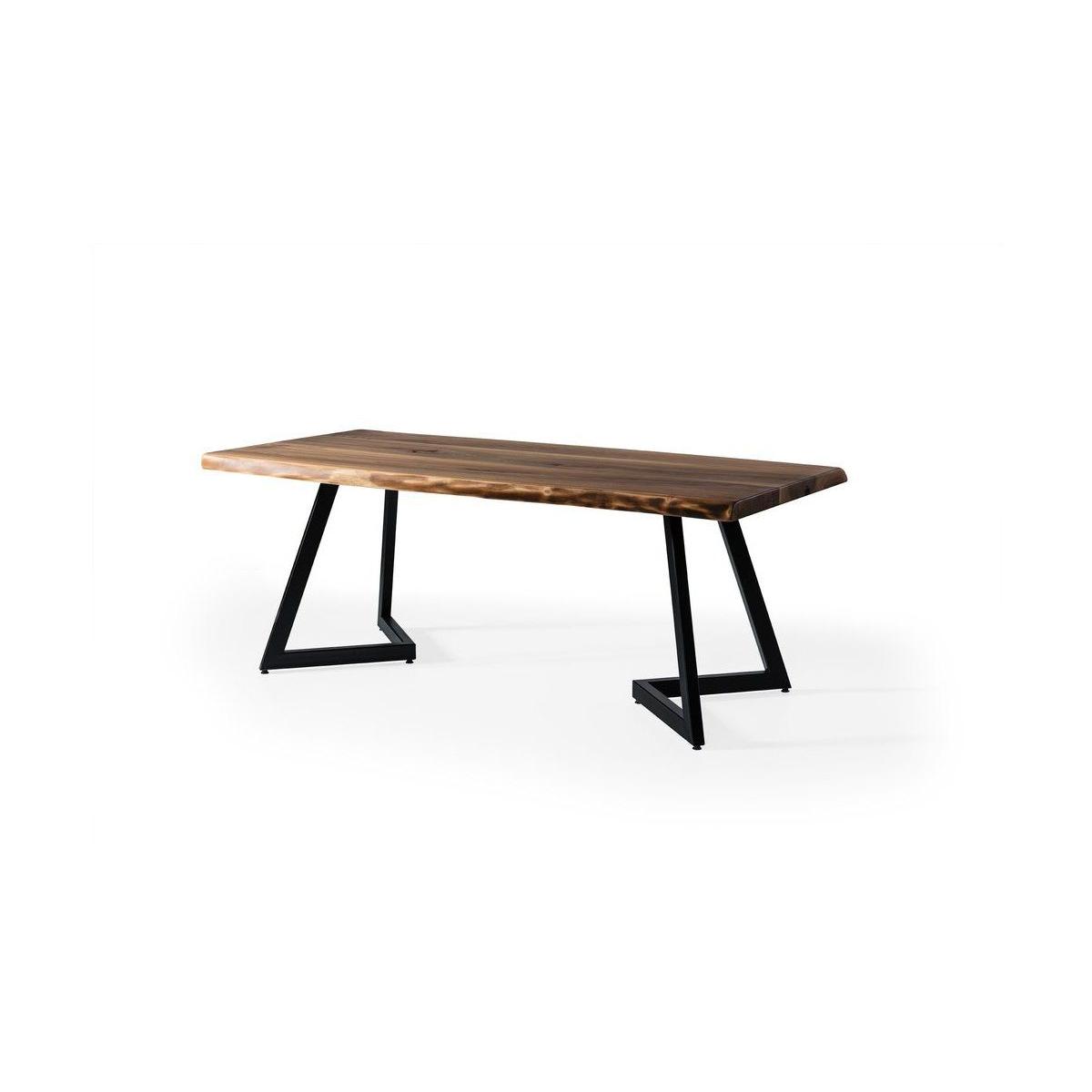 Space Fixed Dining Table, Walnut – image 3