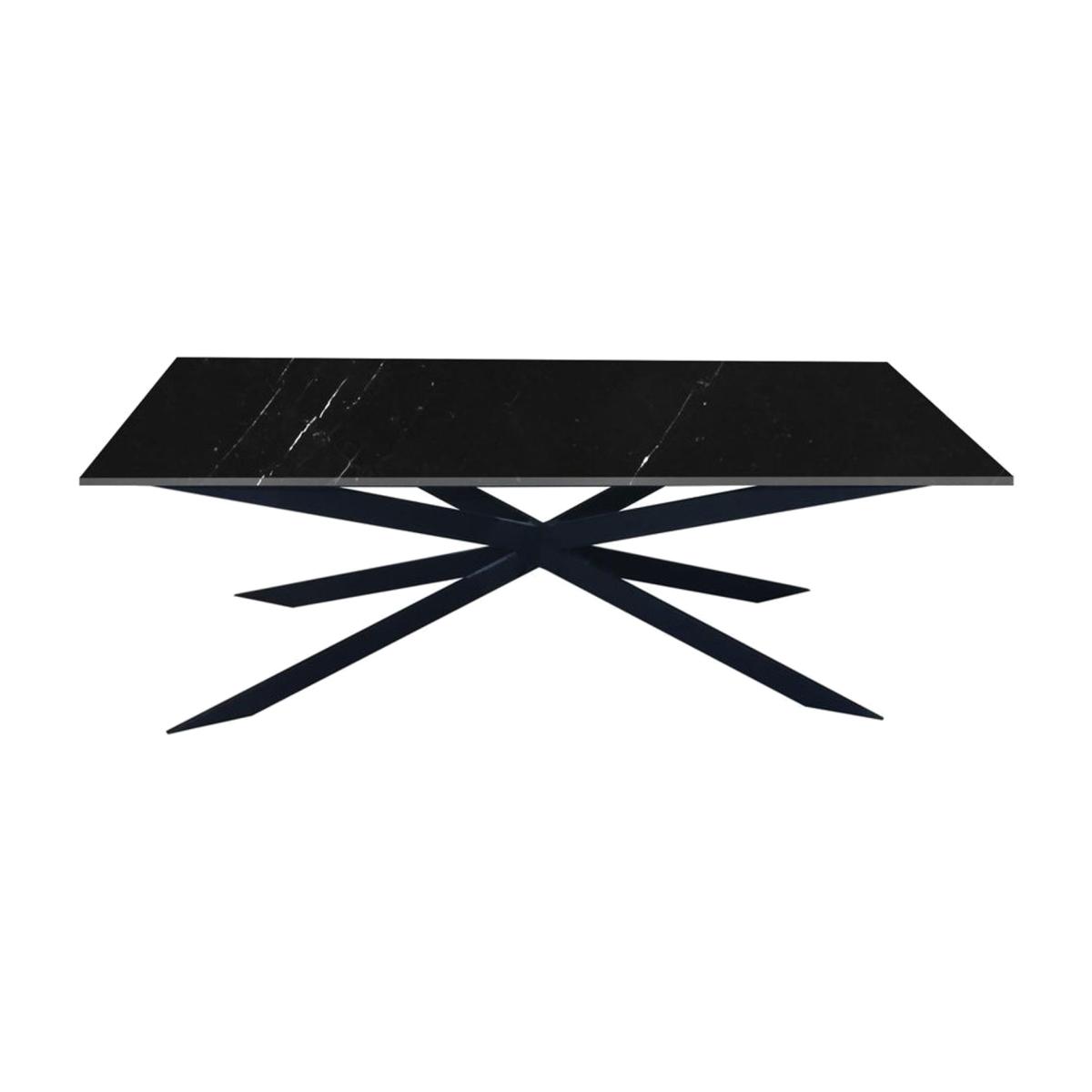 Mitra 6-8 Seat Marble Fixed Dining Table – image 1