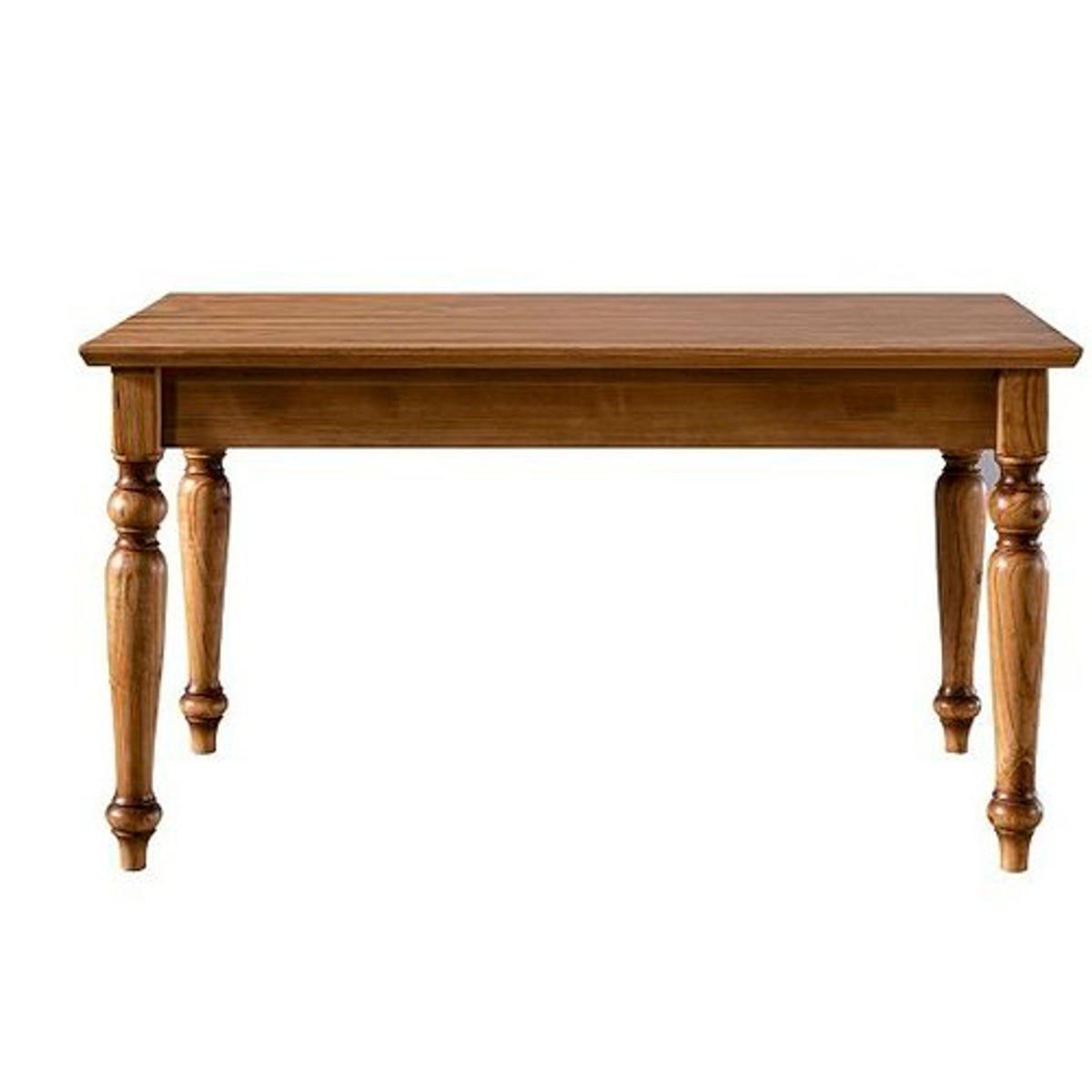 Jardin Fixed Dining Table, 80 x 140 cm, Dark Wood – image 2