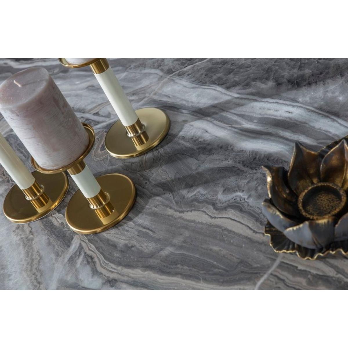 Loft Dining Table, Marble & Gold – image 7