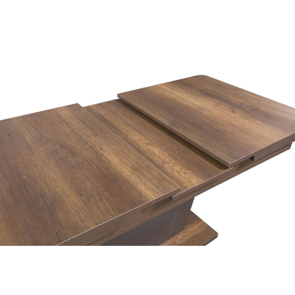 Dubai 4 - 8 Seat Extendable Dining Table, Dark Wood – image 2