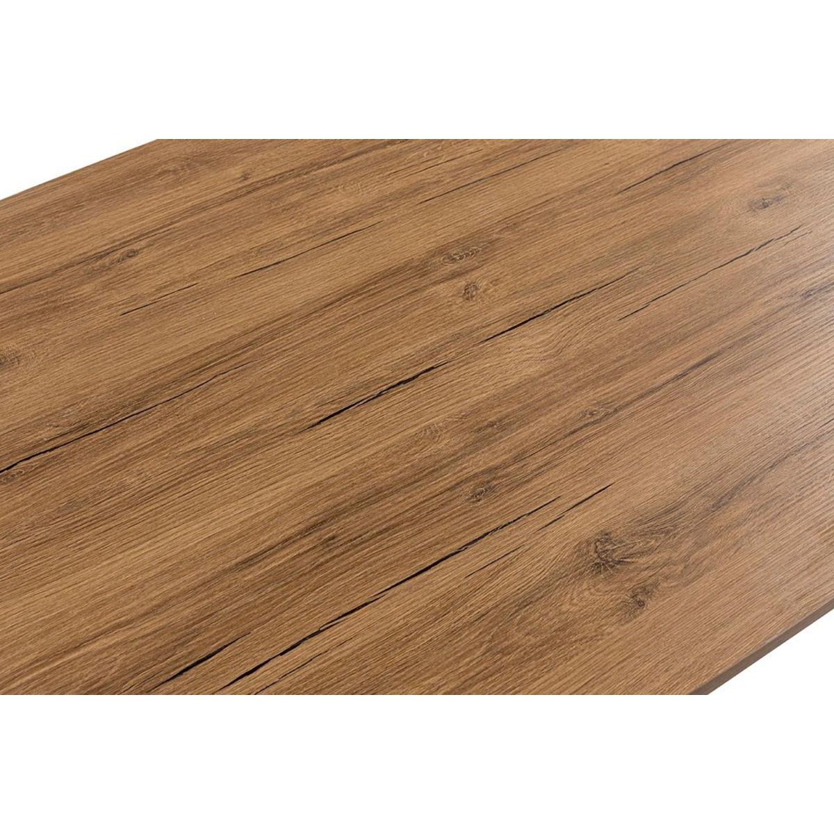 Neo 6 Seat Fixed Dining Table, Beech Wood – image 7