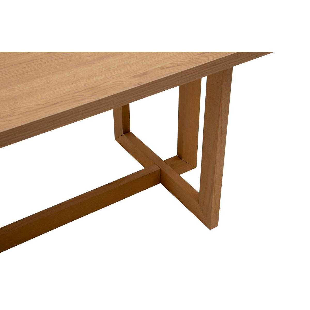 Madison Fixed Dining Table, 90 x 180 cm, Oak – image 7