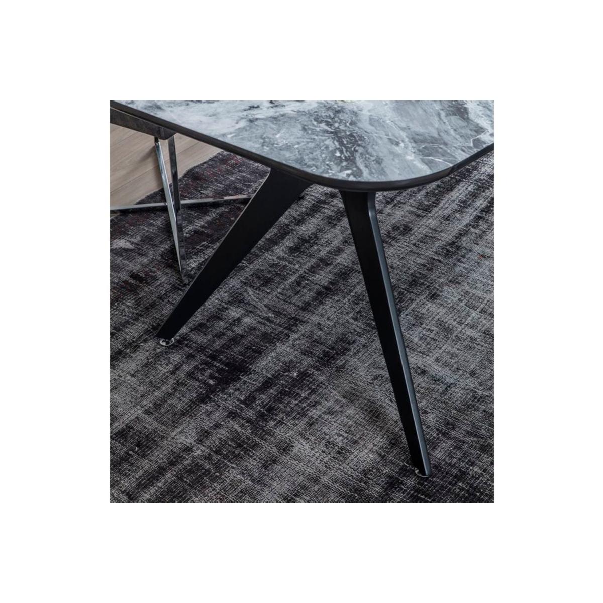 Initial Fixed Dining Table, Grey – image 2