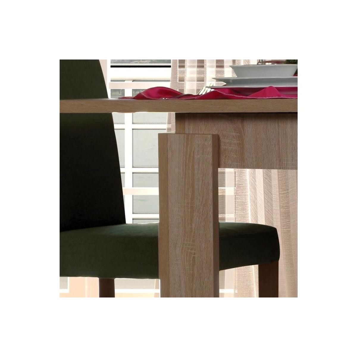Huqqa 4-6 Seat Extendable Dining Table, Light Wood – image 3