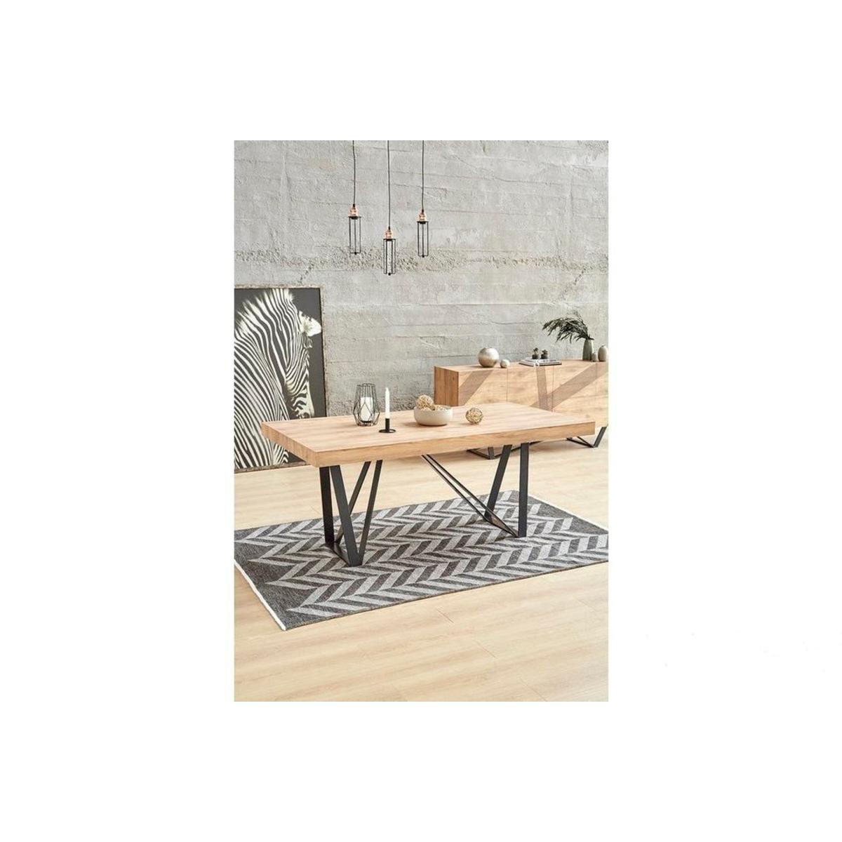 Trinity Fixed Dining Table, 90 x 180 cm, Light Wood – image 3