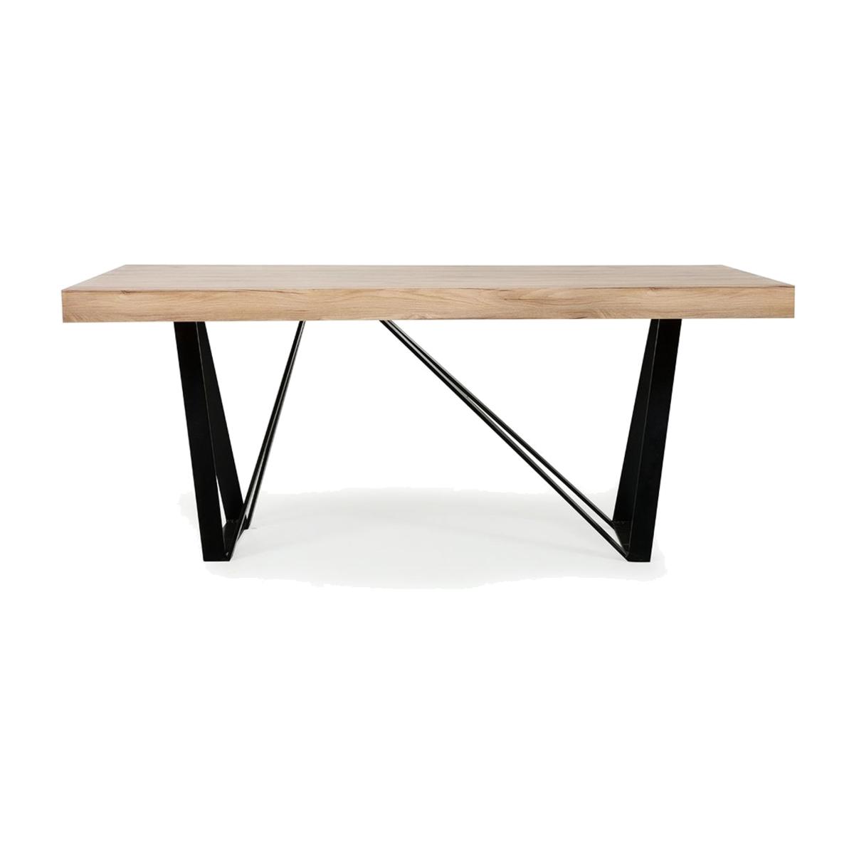 Trinity Fixed Dining Table, 90 x 180 cm, Light Wood – image 1