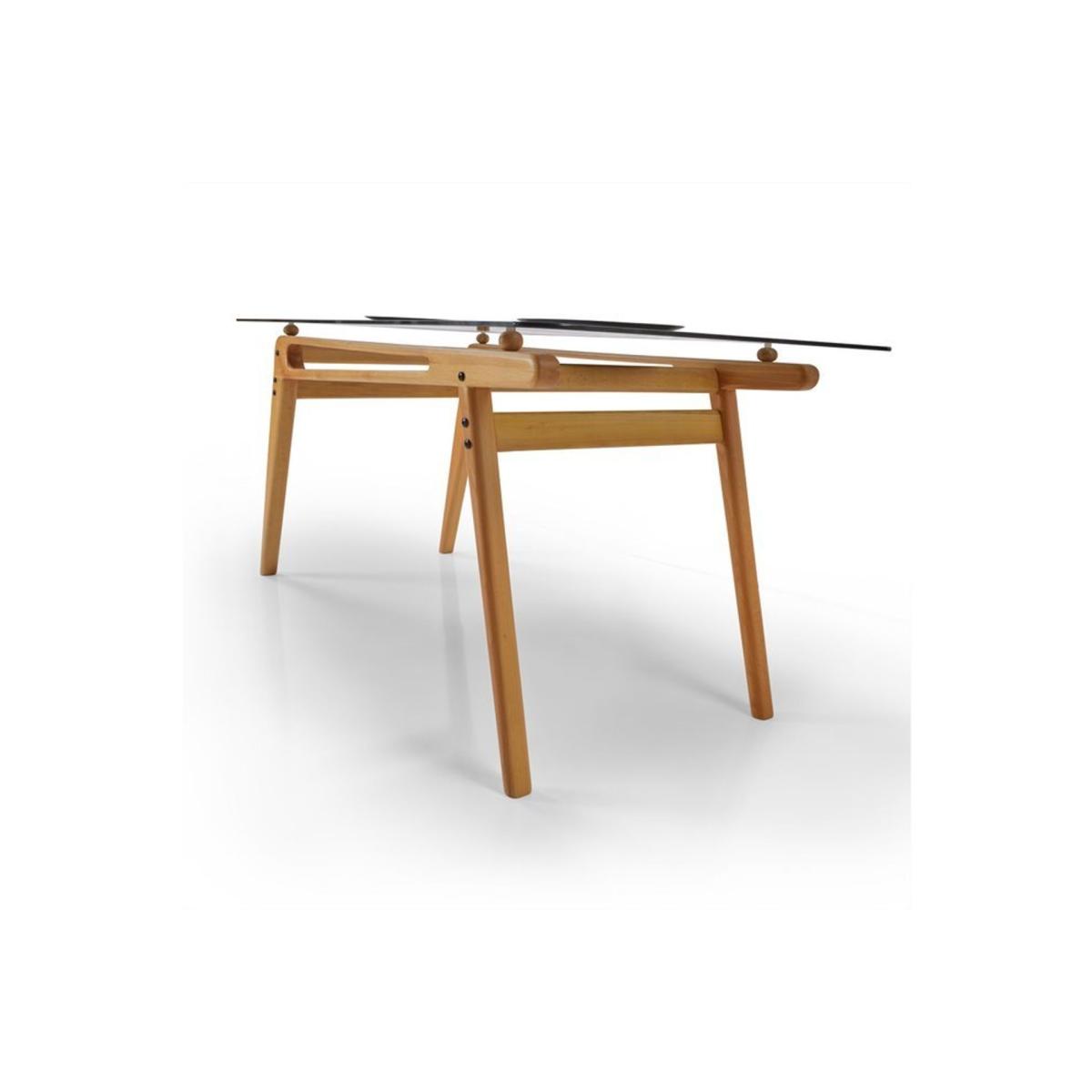 Palace Fixed Dining Table, 80 x 160 cm, Walnut – image 3