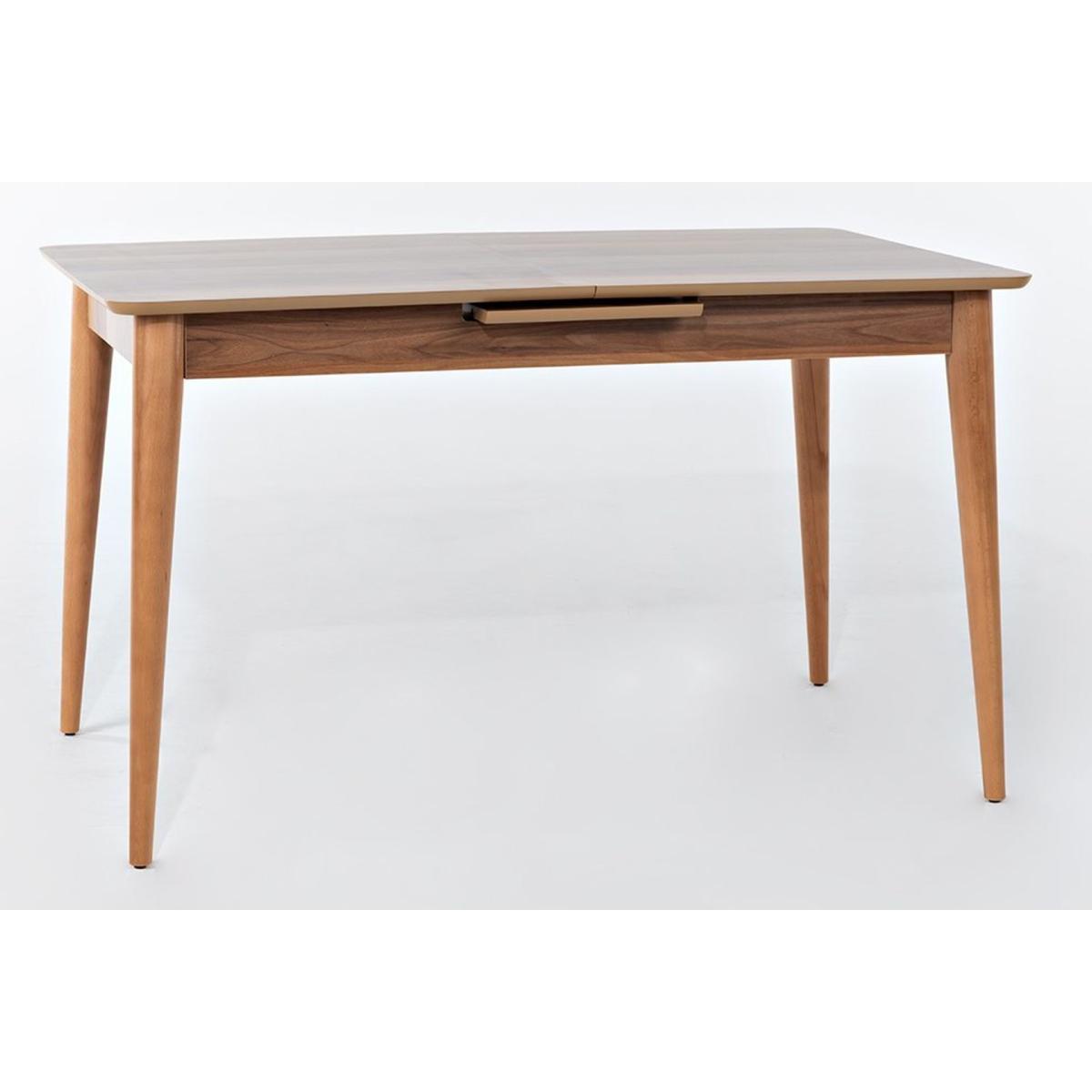 Yaprak 4-6 Seat Extendable Dining Table, Walnut – image 3