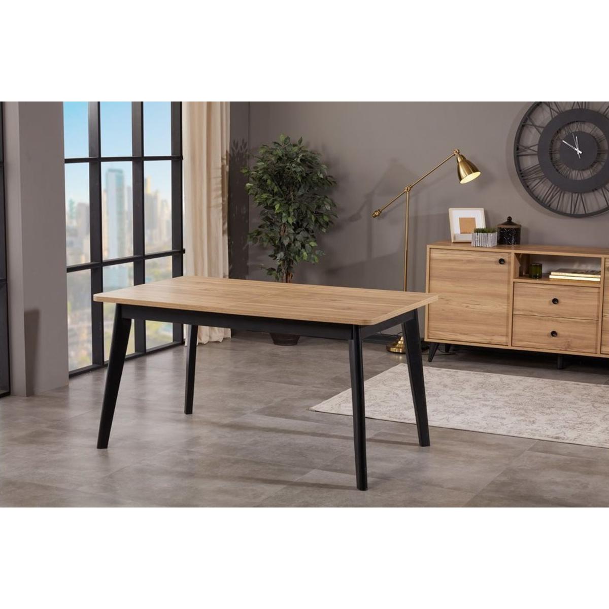 Eti 6-8 Seat Extendable Dining Table, Oak – image 4