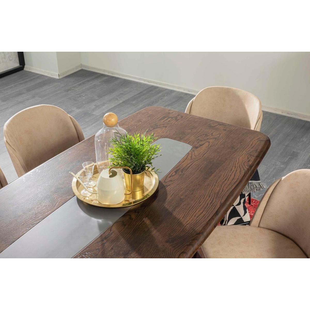Navona Extendable Dining Table, Walnut – image 2