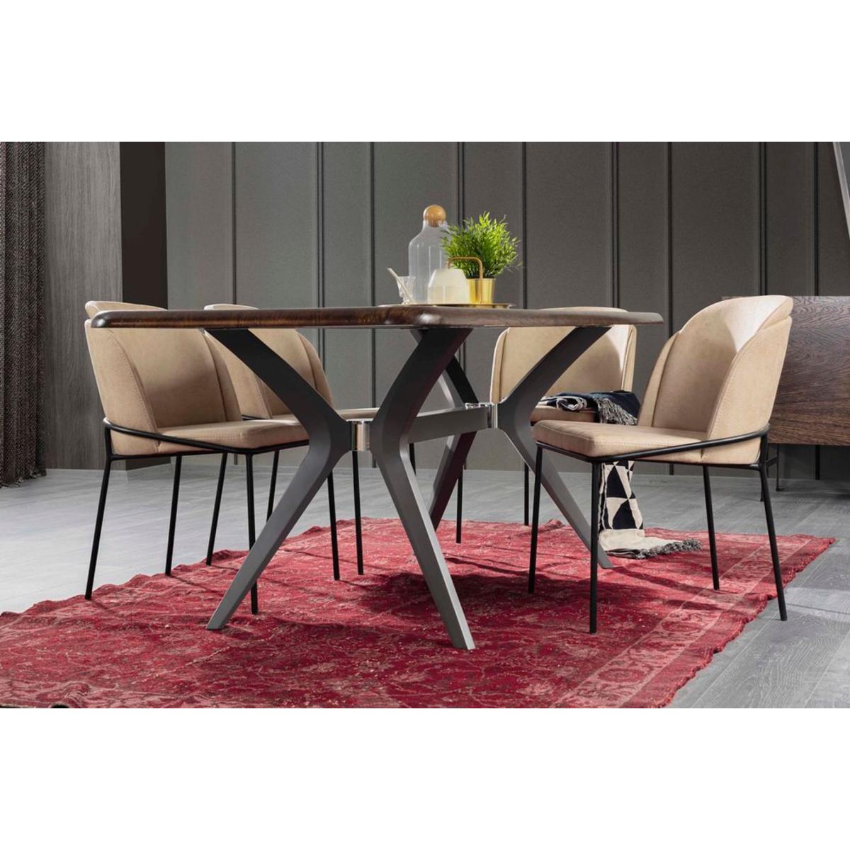 Navona Extendable Dining Table, Walnut – image 1